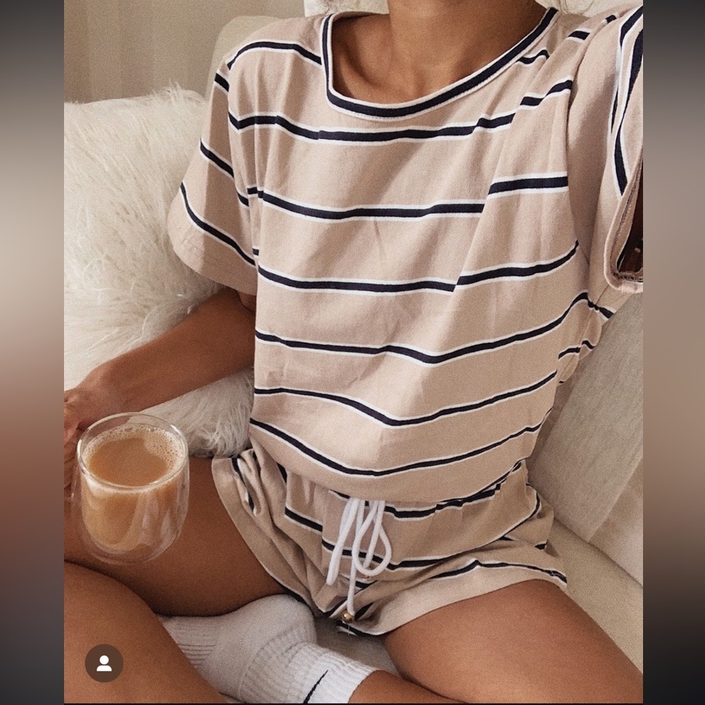 SaboSkirt Khari Stripe Playsuit Jumpsuit size small